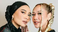 Bunga Citra Lestari alias BCL dengan penyanyi Malaysia Yuna. (Dok. IST)