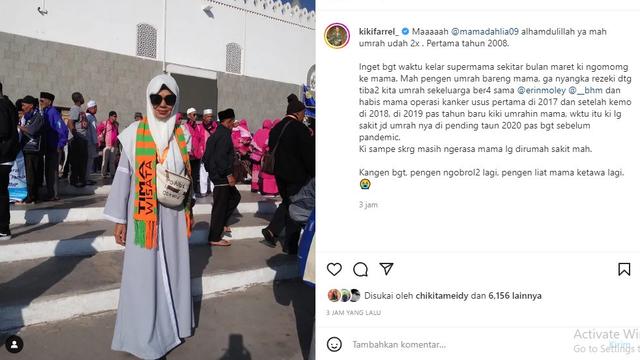 Kiki Farrel (Foto: Instagram/@kikifarrel_)