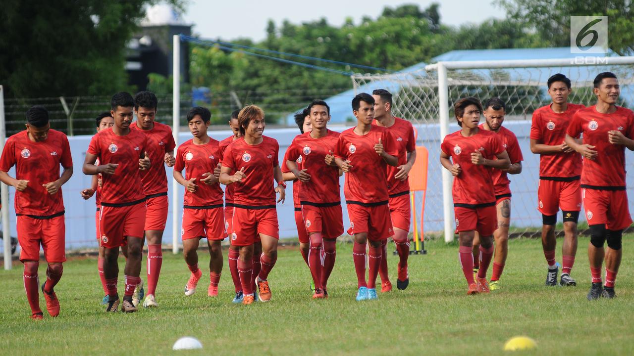 Persija Matangkan Taktik dan Genjot Fisik Pemain