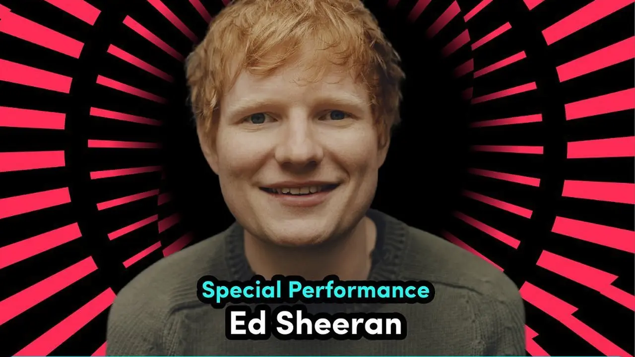 Ed Sheeran TikTok Awards Indonesia 2021