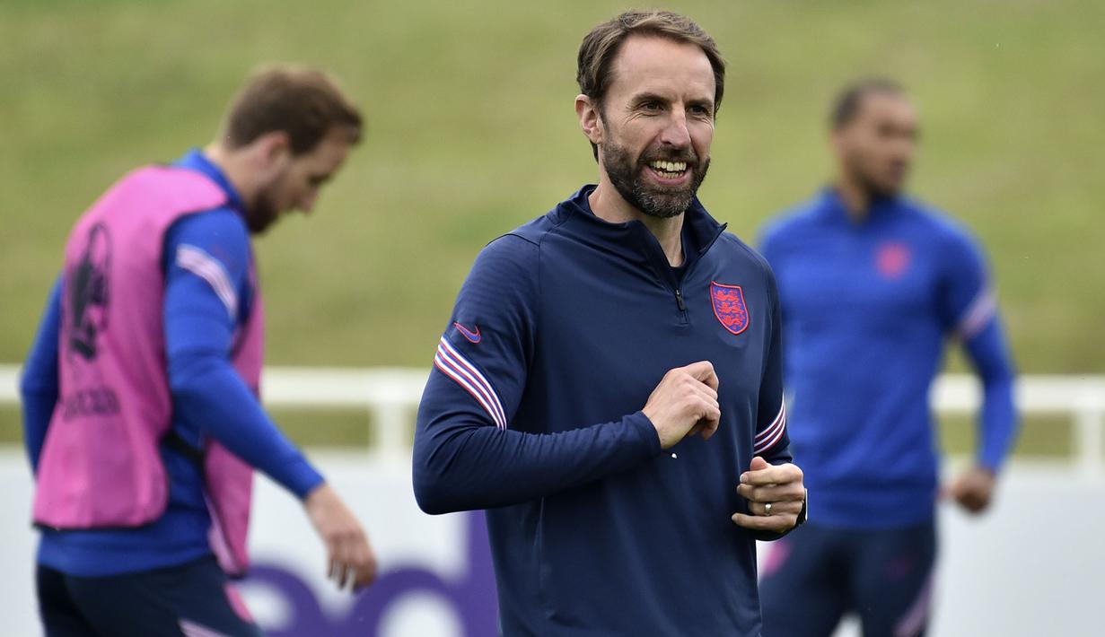 Meski demikan, pasukan Gareth Southgate wajib waspada saat menghadapi Ukraina. Anak asuh Andriy Shevchenko jadi salah satu tim yang bermain tanpa beban di perempat
final kali ini. (AP Photo/Rui Vieira)