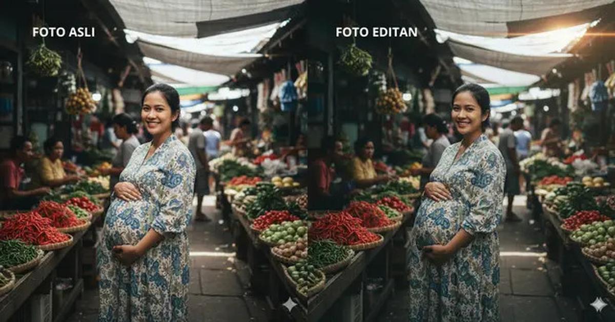 7 Contoh Prompt Gemini AI Edit Foto Maternity Shoot, dari Efek Dreamy hingga Sinematik