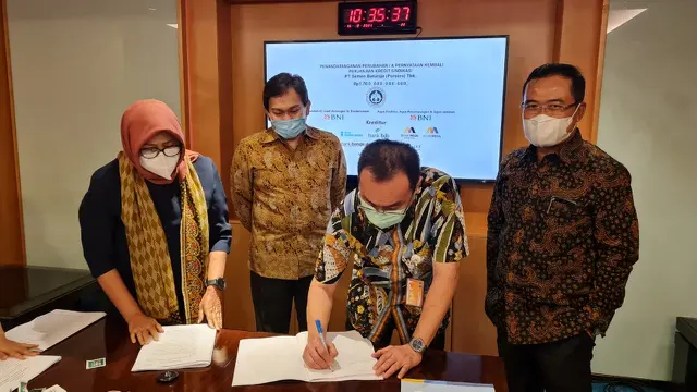 Semen Baturaja Kembali Tandatangani Kredit Sindikasi Perbankan