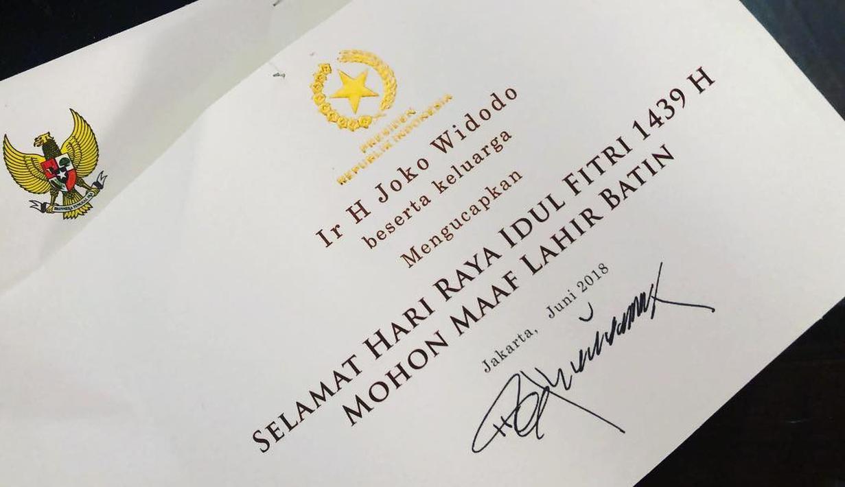 Krisdayanti Dapat Kartu Ucapan Idul Fitri dari Presiden 