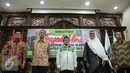 Ketua PKB, Muhaimin Iskandar (tengah) dan Dubes Saudi Arabia Musthafa Ibrahim Al Mubarak (kedua kanan) saat diskusi Tragedi Mina di Jakarta, Kamis (1/10/2015). Diskusi membahas situasi jamaah haji Indonesia paska tragedi Mina. (Liputan6.com/Faizal Fanani)