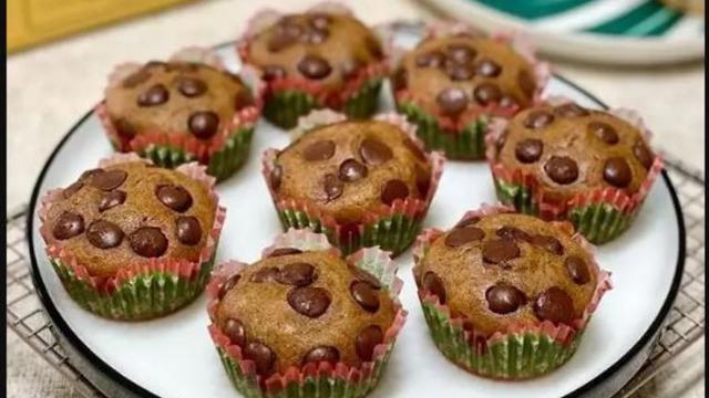Gluten free choco chip muffin dari tepung singkong