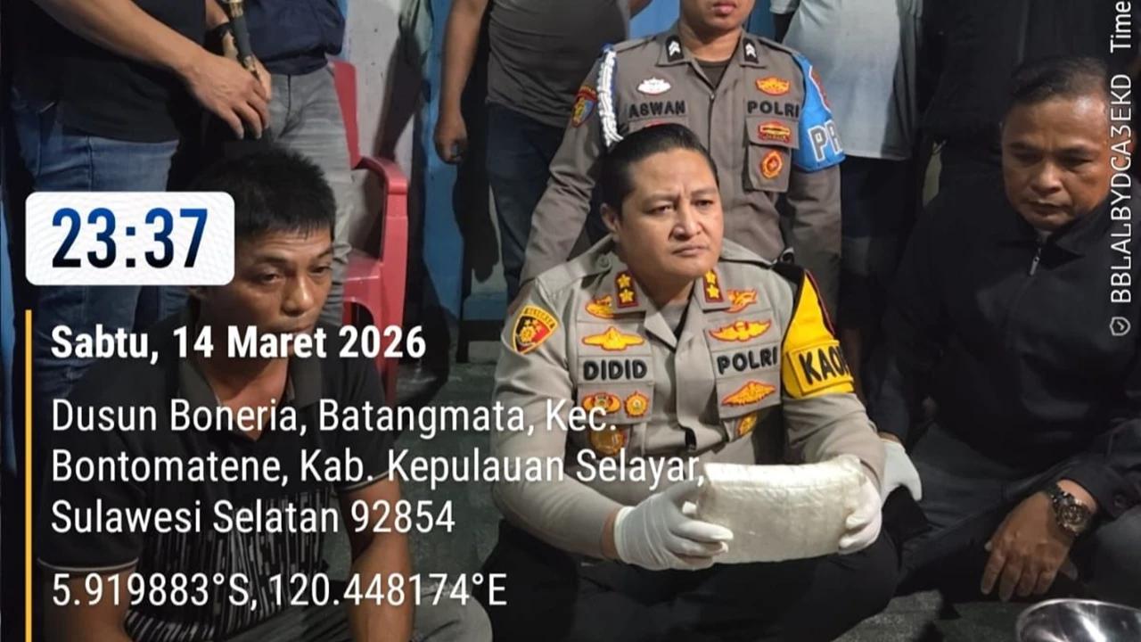 Nelayan Kembali Temukan 1 Kg Kokain, Kapolres Kepulauan Selayar Sebar Anggota Sisir Pantai