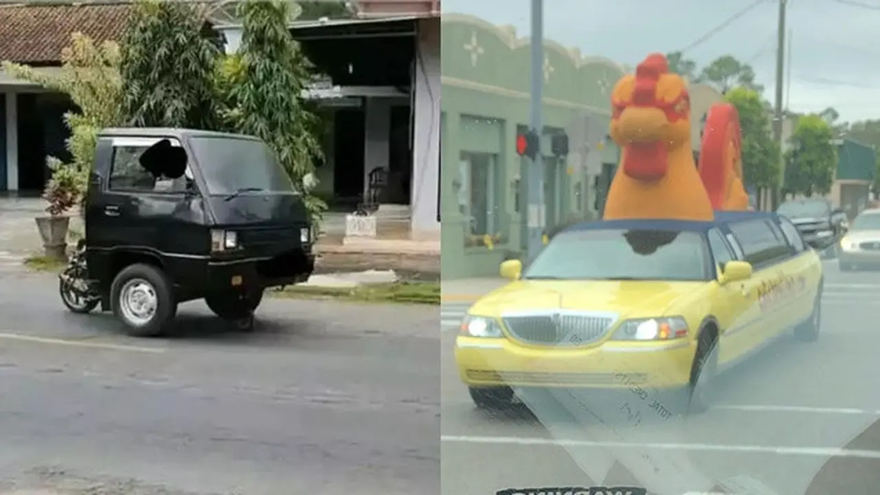 Terlalu Kreatif, Ini 6 Potret Mobil dengan Desain Unik