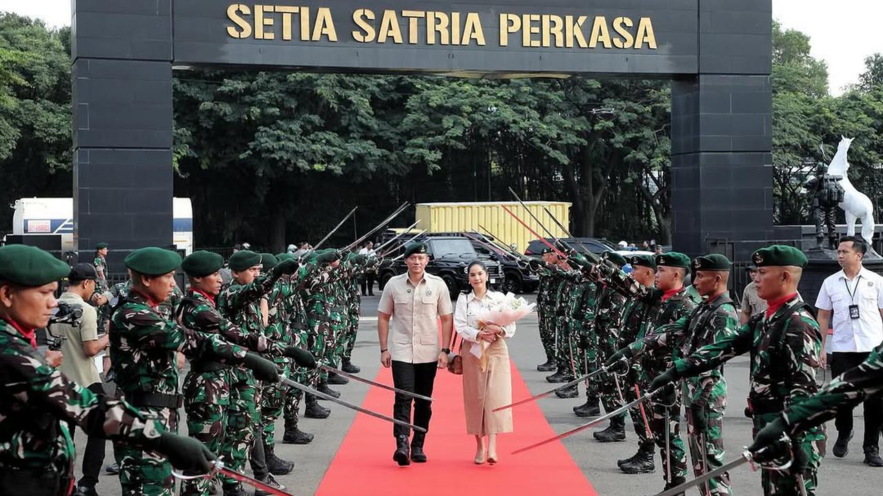 Disambut Pedang Pora, AHY Nostalgia Datangi Tempat Tugas Terakhir Sebelum Pensiun dari TNI