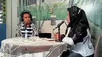 Kadis Pendidikan dan Kebudayaan Kota Palu, Hardi saat jadi narasumber di acara Podcast 'Ini Palu', Sabtu (19/2/2022). (Foto: Heri Susanto/ Liputan6.com).