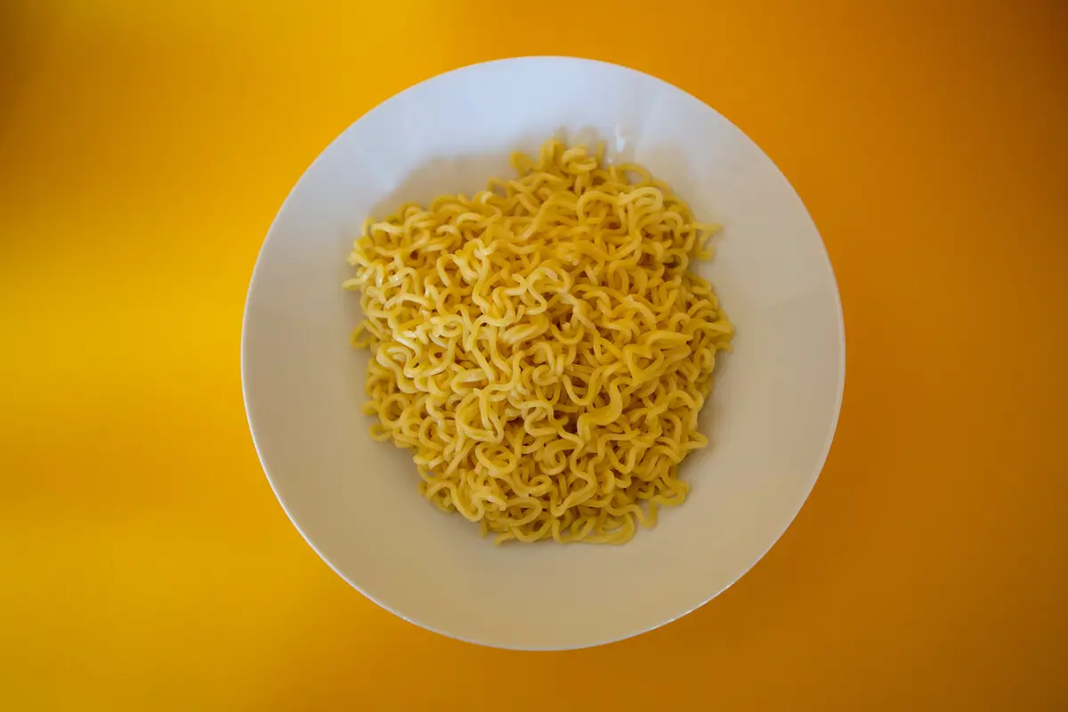 Ilustrasi resep masakan, mie