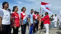 Menyambut Hari Ulang Tahun (HUT) Kemerdekaan ke-79 Republik Indonesia, Pemerintah Provinsi Papua Tengah membagikan 10.000 bendera Merah Putih yang siap dikibarkan oleh rakyat (Istimewa)