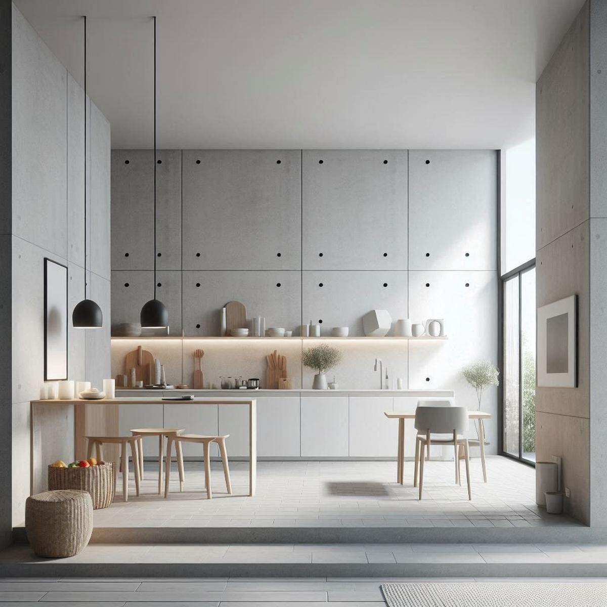 Desain Dapur Belakang Rumah yang Terbuka