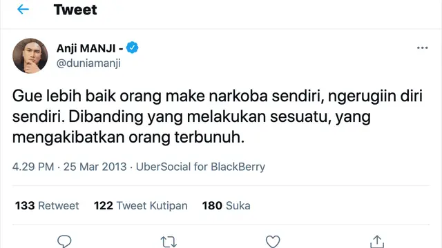 Terjerat Kasus Narkoba, Ini 4 Fakta Penangkapan Anji Eks Drive