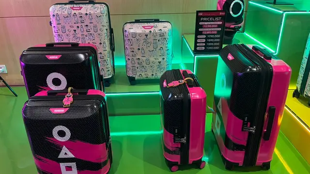 Edisi Terbatas Squid Game X American Tourister Bawa Semangat Serunya Perjalanan Wisata Lewat Koper Ikonik. (Dok: Liputan6.com/dyah)