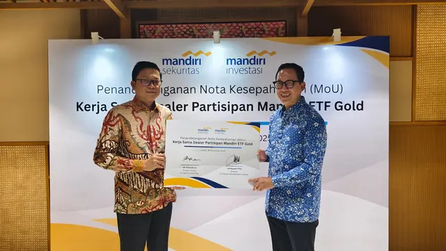 Mandiri Investasi melakukan penandatanganan nota kesepahaman (MoU) dengan Mandiri Sekuritas