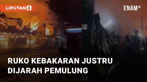 VIDEO: Viral Video Ruko Kebakaran Justru Dijarah Oleh Pemulung di Kalimantan Barat