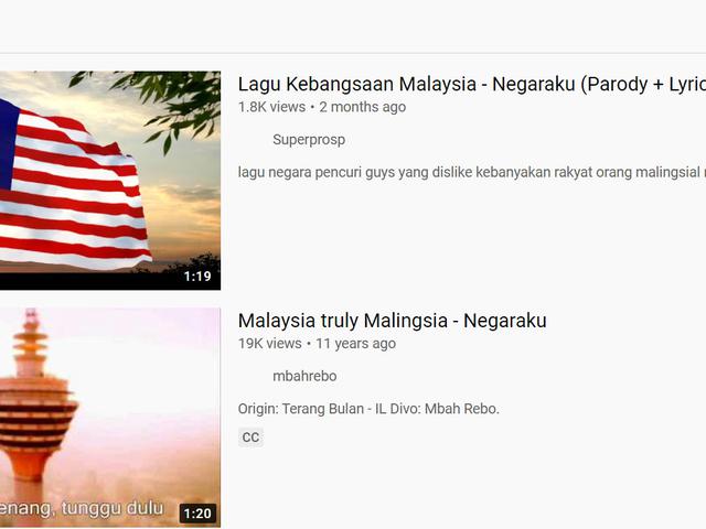 Netizen Indonesia Juga Parodikan Lagu Kebangsaan Malaysia Di Youtube Global Liputan6 Com