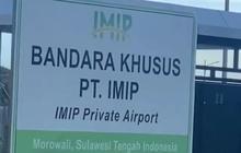 Heboh Bandara Khusus di Morowali dan Disinggung Menhan Sjafrie, PT IMIP Akhirnya Buka Suara soal
