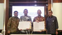 PLN Group meneken perjanjian kerja sama dengan empat perusahaan rintisan atau startup Indonesia, yaitu Kanggo, Rekosistem, Imajin dan Fresh Factory.
