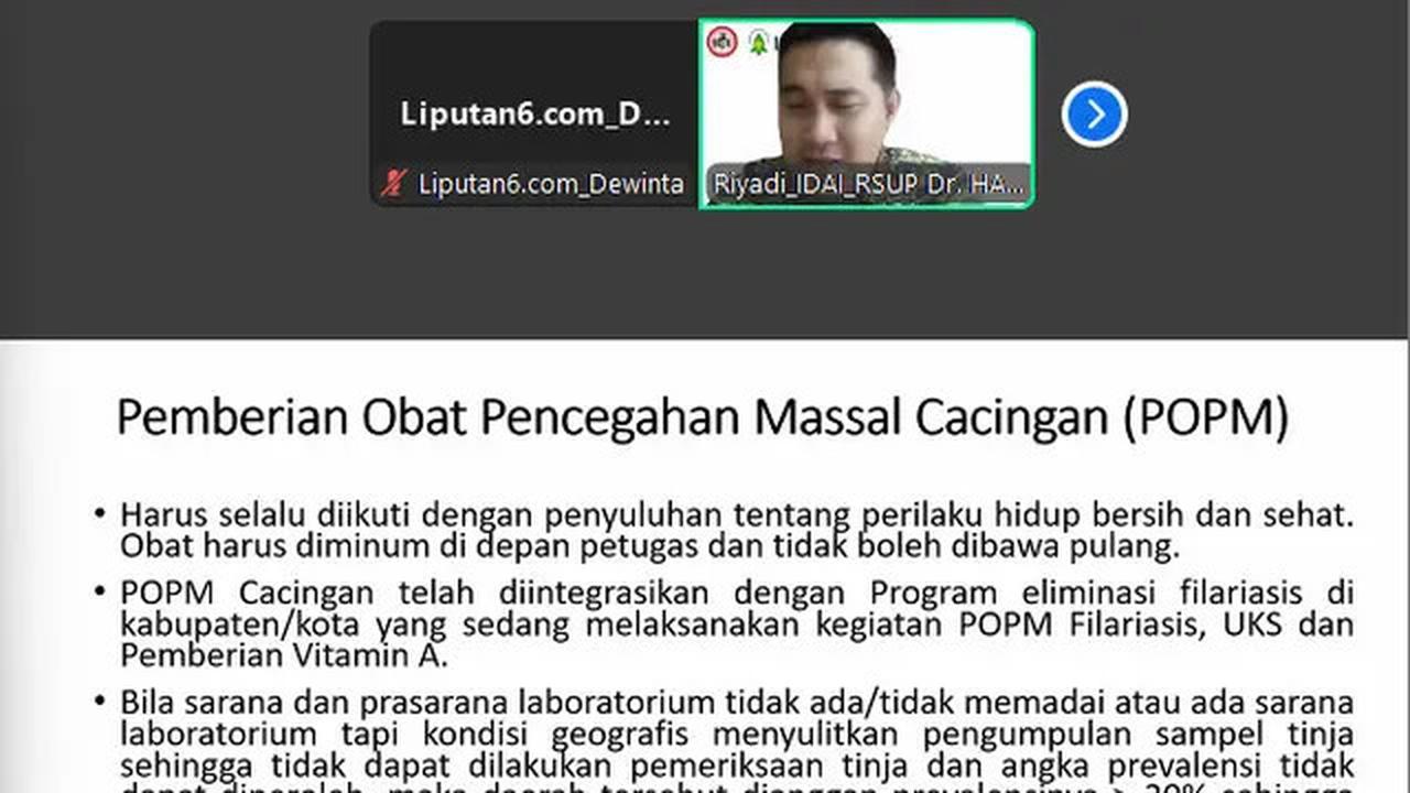 IDAI: Kasus Cacingan pada Anak di Indonesia Banyak tapi Masih Sering Diabaikan