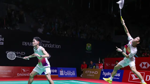 Raymond Indra/Nikolaus Joaquin - Indonesia Masters 2026 - Bulu Tangkis