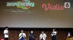 Senior Vice President Content Vidio, Eva Stephanie Kurnia mengaku pihaknya sangat antusias menghadirkan ‘Tokusatsu Bardion’ kepada penonton Vidio. (Liputan6.com/Helmi Fithriansyah)