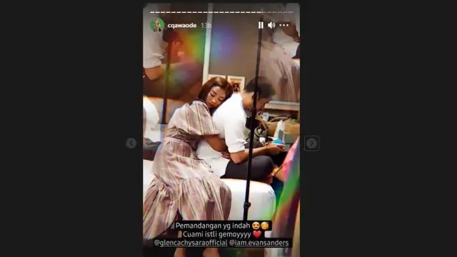 Evan Sanders dan Glenca Chysara