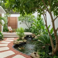Desain Taman dengan Konsep Minimalis Tropis/Tips Menata Halaman Belakang Rumah agar Bebas Nyamuk (Sumber: Gemini.com)