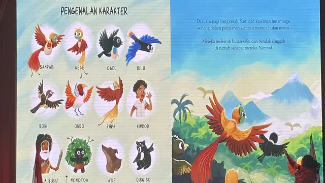 Karakter di Buku Cerita Sampari Seri Kedua