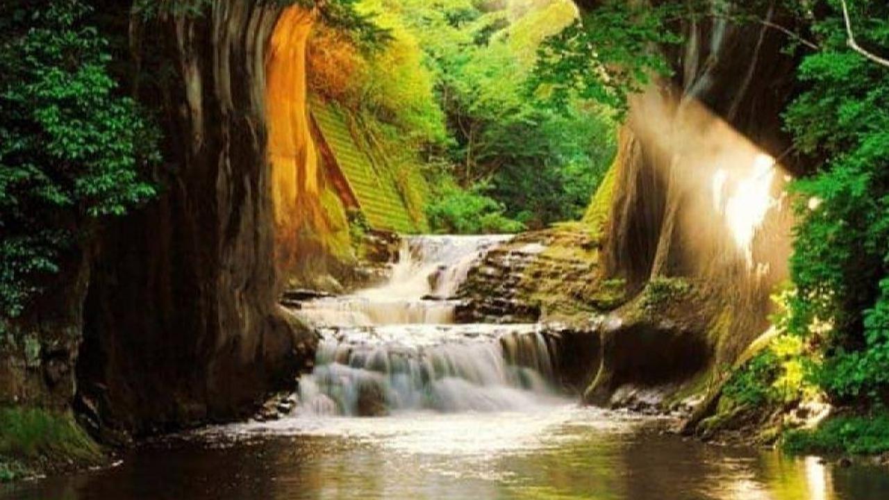 Air Terjun Noumizo atau Gua Kameiwa ini terletak di Kota Kimitsu di Prefektur Chiba. Tempat ini dulunya sangat sepi sekali, tapi semenjak viral di Instagram tempat ini mulai banyak dikunjungi turis.