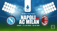 NAPOLI VS AC MILAN (Liputan6.com/Abdillah)