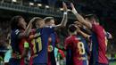 Barcelona menang telak 4-1 atas Bayern Munchen. (LLUIS GENE/AFP)