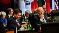 Pertemuan side event (PGII) hari ini menunjukkan pentingnya kemitraan untuk membangun infrastruktur yang berkualitas di negara-negara anggota G20. Indonesia memandu jalannya pertemuan ini yang juga diikuti oleh delegasi Argentina, Kanada, Prancis, Jerman, India, Jepang, Korea Selatan, Senegal, dan Inggris. (Foto:Dok Istimewa)