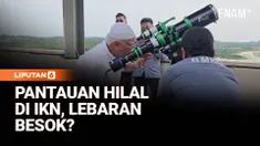 Hasil pemantauan hilal di Ibu Kota Nusantara (IKN), Kalimantan Timur, pada Kamis petang menunjukkan hilal belum terlihat. Tim rukyat yang melakukan pengamatan bersama Kementerian Agama menyatakan kondisi ini sesuai dengan data astronomis yang masih b...