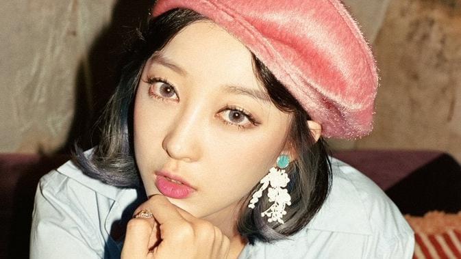 hyelin exid malu bicara soal kerontokan rambut