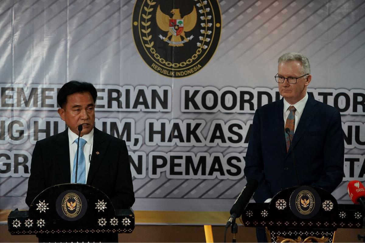 Menko Yusril dan Mendagri Australia bertemu bahas pemulangan narapidana Bali Nine