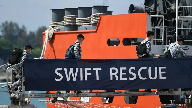 6 Foto MV Swift Rescue saat Pencarian KRI Nanggala 402, Berhasil Deteksi di Kedalaman 838 Meter