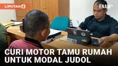 Butuh Modal Judi Online, Pemuda di Lombok Timur Curi dan Gadaikan Motor Tamu Rumah