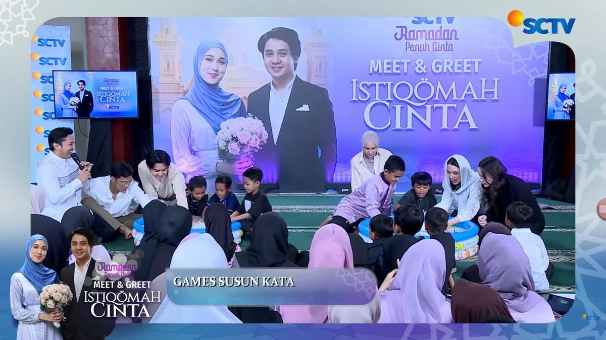 Bintang Sinetron SCTV Istiqomah Cinta Berbagi Kehangatan dengan Anak-Anak Panti Asuhan Alqi Ceria