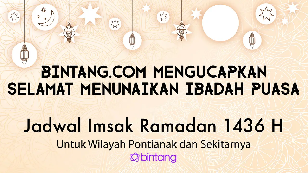 Jadwal Puasa 2015 Bagi Warga Pontianak dan Sekitarnya