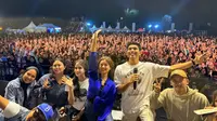 Tiga artis sinetron SCTV meramaikan Festival SCTV 34 di Kota Pandeglang, Banten. (Dok. SCTV)