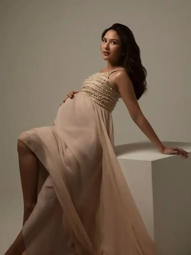 Jessica Mila saat metrnity shoot (Instagram/jscmila)