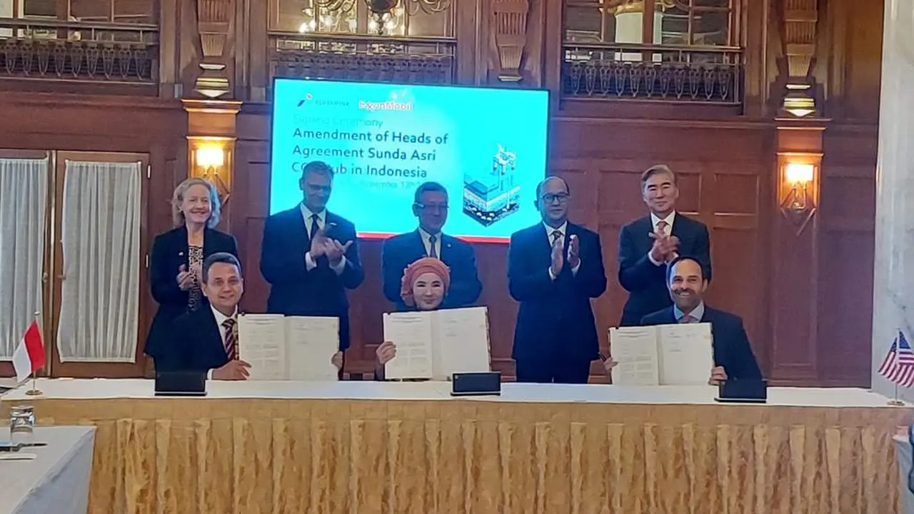 Pertamina dan ExxonMobil Kerja Sama Kembangkan Carbon Capture Storage Hub di Laut Jawa