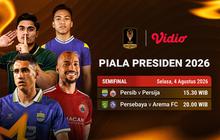 Nonton Piala Presiden 2026 - Semifinal: Dua Rivalitas Berebut Tiket Final di Vidio