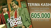 Baru dirilis pada 19 Mei 2016 lalu, film bertajuk My Stupid Boss tercatat sudah mengantungi lebih dari 605 ribu penonton.