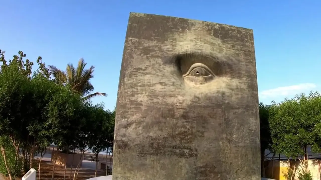Patung mata satu dajjal di Arab Saudi