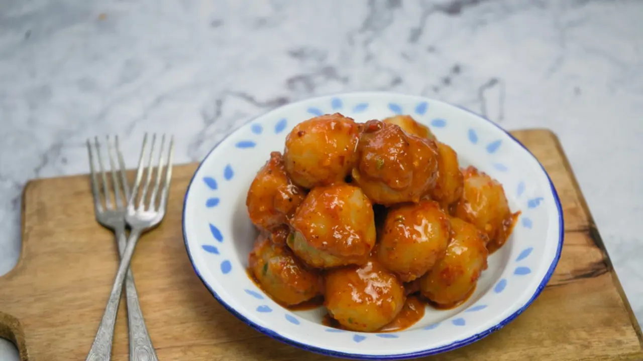 cilok bumbu kacang