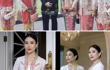 6 Potret Cantik Angela, Putri Hary Tanoesoedibjo Kenakan Kebaya Putih di Istana Berkebaya