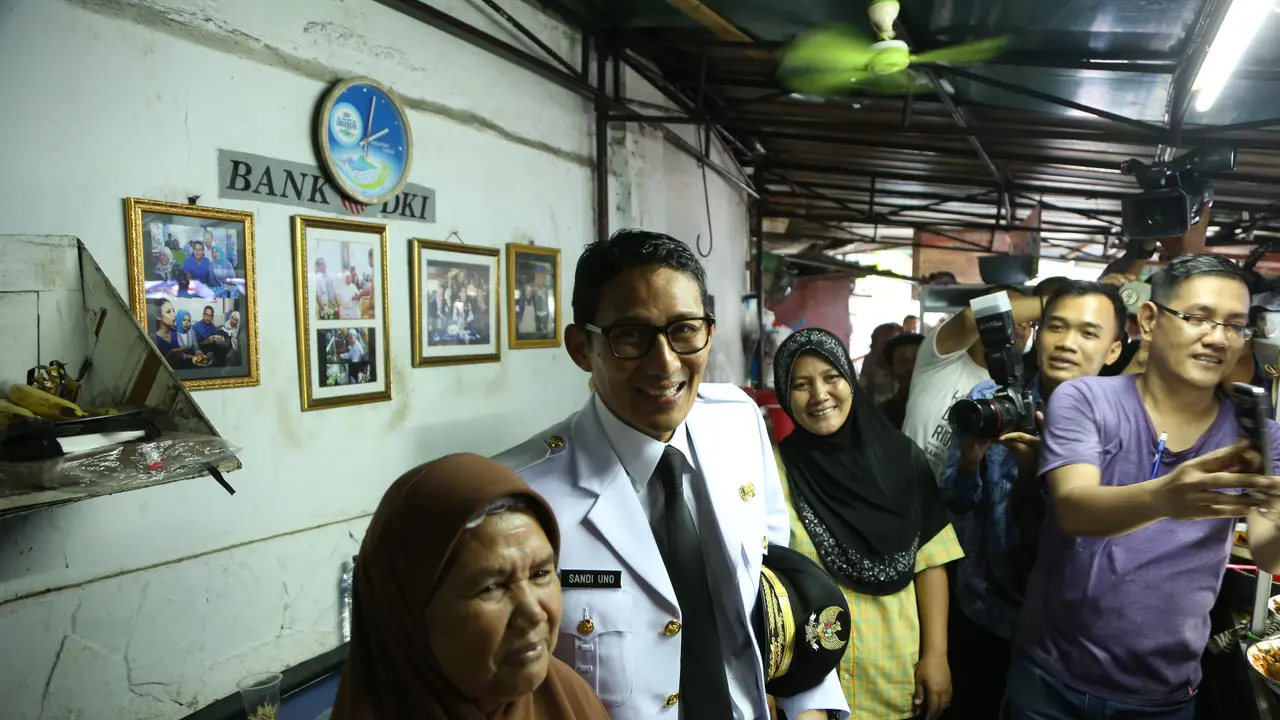 Anies Baswedan - Sandiaga Uno di Sunda Kelapa